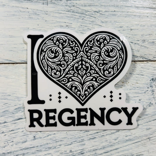 I Heart Regency (Sticker)
